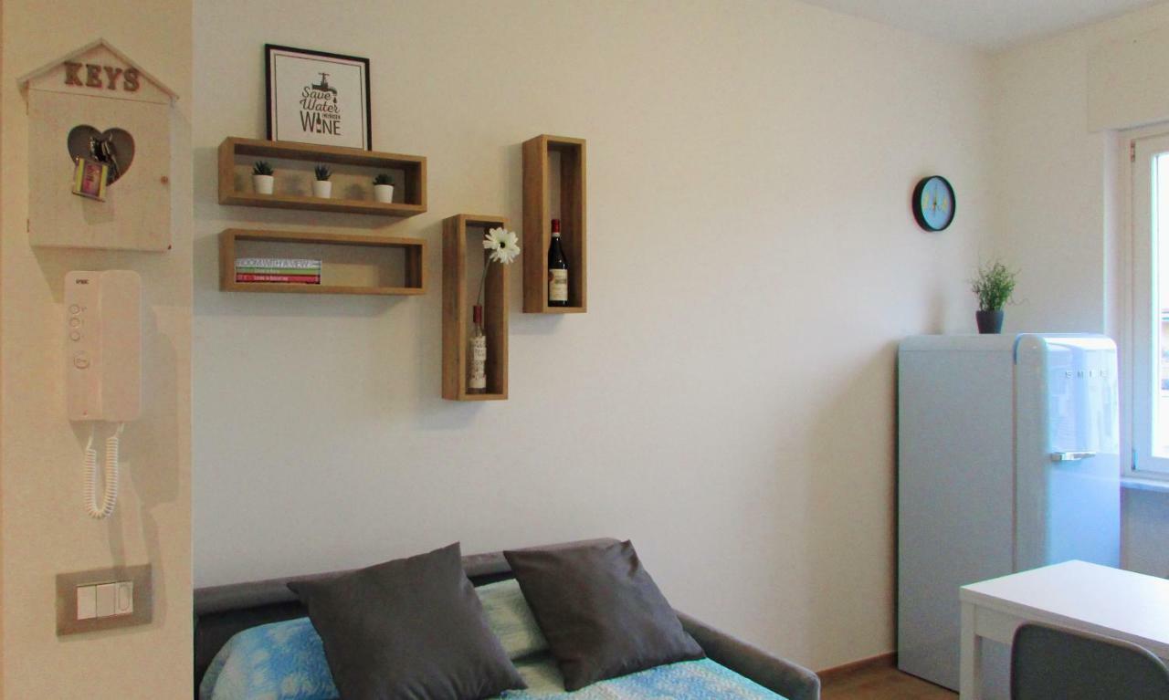 Vinhome Bilocale Con Garage Privato Alba Centro Экстерьер фото